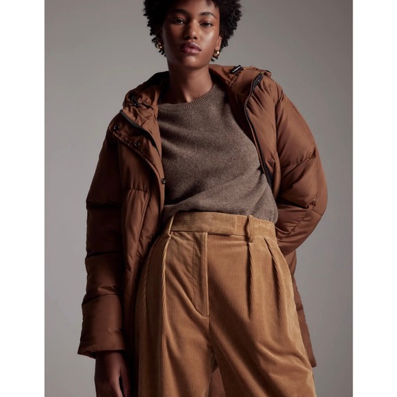 Quince Brown Puffer Jacket - Picture 2 of 13